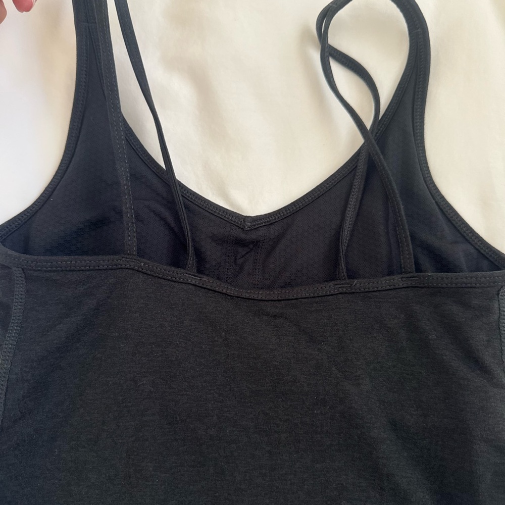 Vuori Black Double-Strap Tank Top